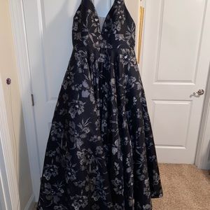 Alyce Paris Midnight Blue Sparkle Prom Ball Gown